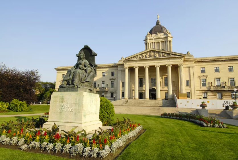 Manitoba Legislative Building, Winnipeg, Manitoba, Canada